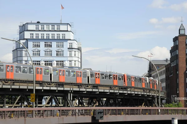 Hamburg Kuzey Almanya Büyük Bir Liman Şehri — Stok fotoğraf