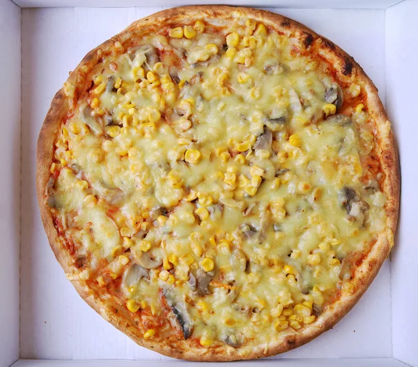 Leckere Italienische Pizza Fast Food — Stockfoto