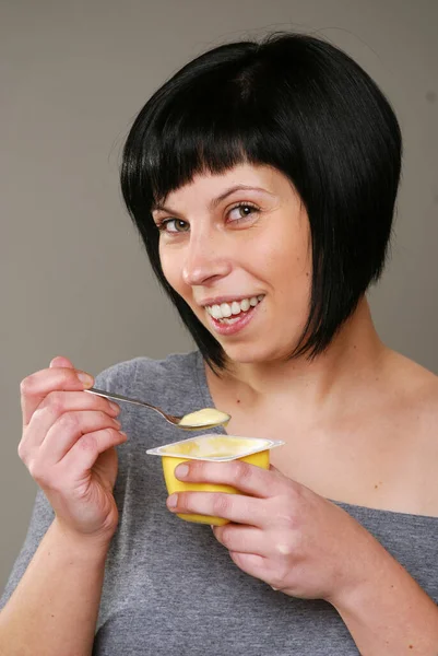 Close Van Smakelijk Dessert — Stockfoto