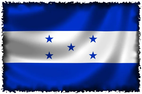 Bandera Nacional Honduras —  Fotos de Stock