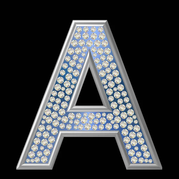 Une Lettre Alphabet Illustration Design — Photo
