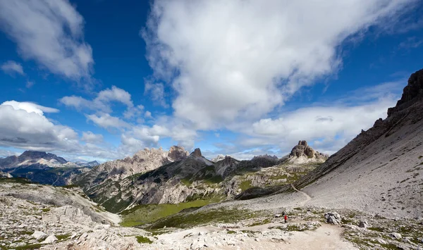 Malowniczy Widok Majestatyczny Krajobraz Dolomitów Włochy — Zdjęcie stockowe