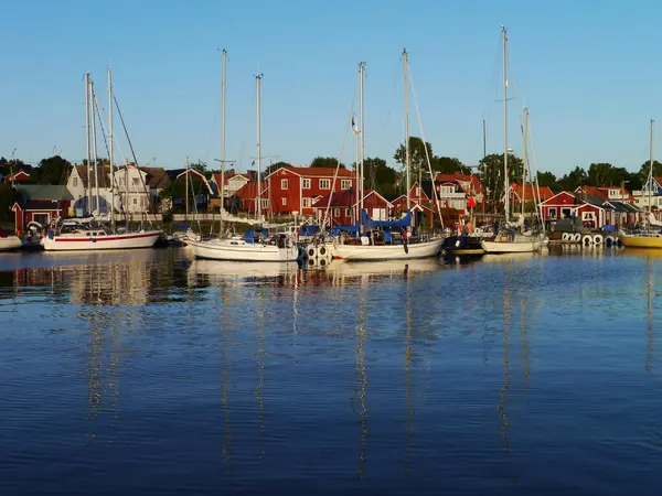 Vacker Utsikt Över Vackra Hamnlandskap — Stockfoto