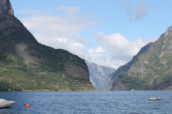 Norsko Přírodním Pozadí — Stock fotografie