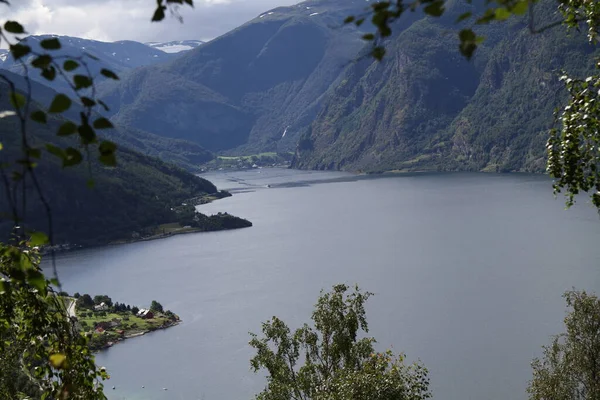 Noruega Sobre Naturaleza Paisaje Fondo — Foto de Stock