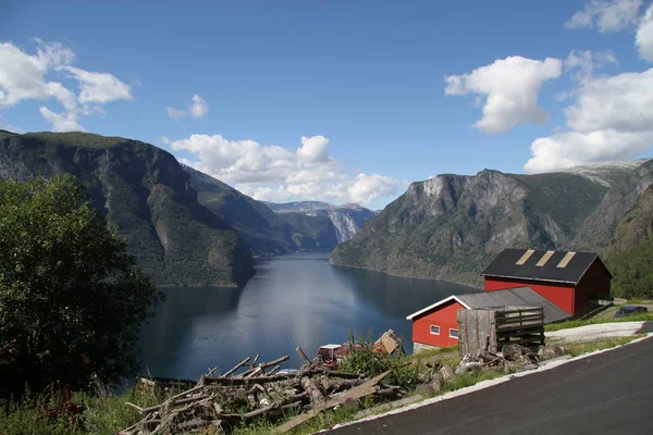 Norge Natur Landskap Bakgrund — Stockfoto