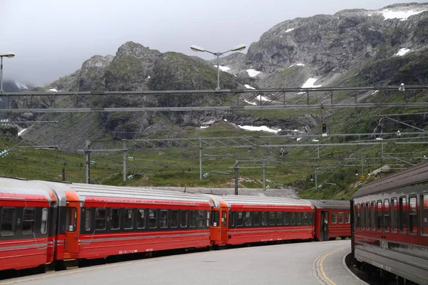 Noruega Sobre Paisagem Natural Fundo — Fotografia de Stock