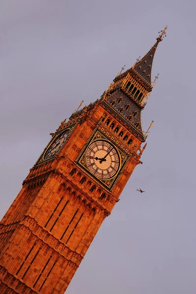 Big Ben Στο Λονδίνο Ηνωμένο Βασίλειο — Φωτογραφία Αρχείου