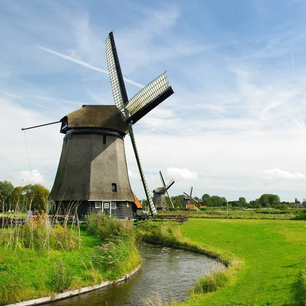 Moulin Vent Hollandais Alkmaar Hollande Nord — Photo