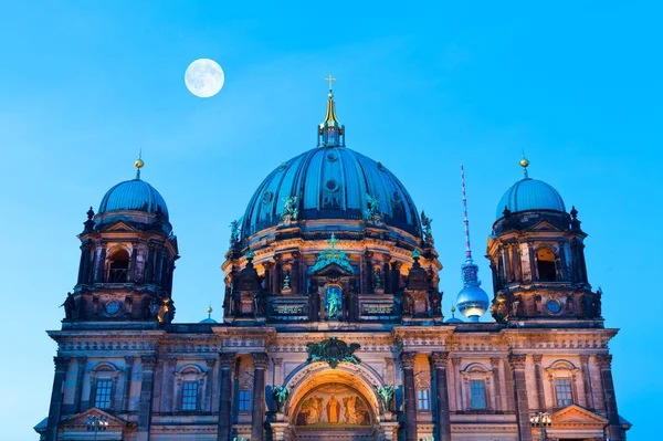 Cattedrale Berlino Torre Della Televisione — Foto Stock