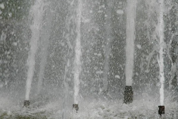 Gotas Agua Fuente — Foto de Stock