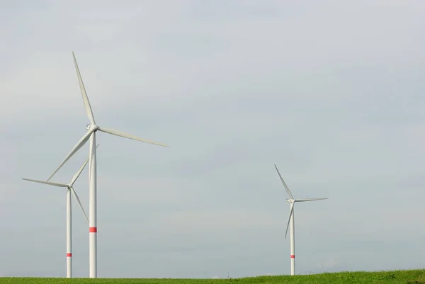 Větrné Turbíny Větrná Energie — Stock fotografie