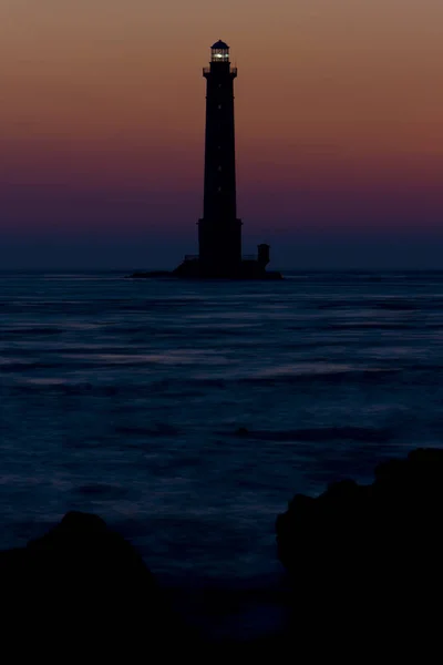 Lighthouse Cap Hague Norfely France — стоковое фото