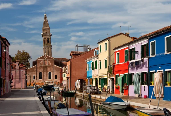 Scheve Toren Van Burano — Stockfoto