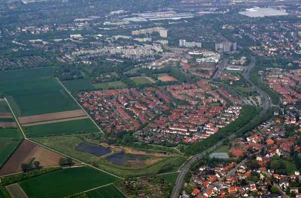 Vista Panorâmica Majestosa Cidade Urbana — Fotografia de Stock