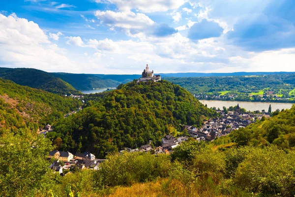 Marksburg Nära Braubach — Stockfoto