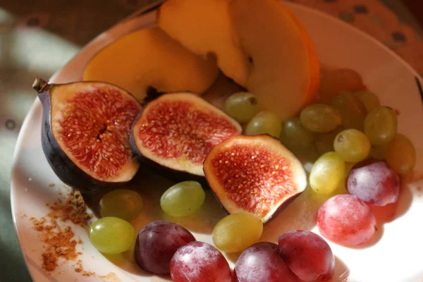 Frutas Frescas Doces Verão — Fotografia de Stock