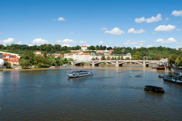 Vista Dal Ponte Carlo Praga Repubblica Ceca — Foto Stock
