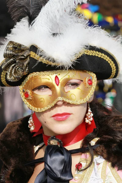Vacker Mask Venedig Italien — Stockfoto