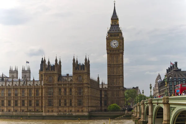 Wielki Ben Most Westminster Londyn — Zdjęcie stockowe