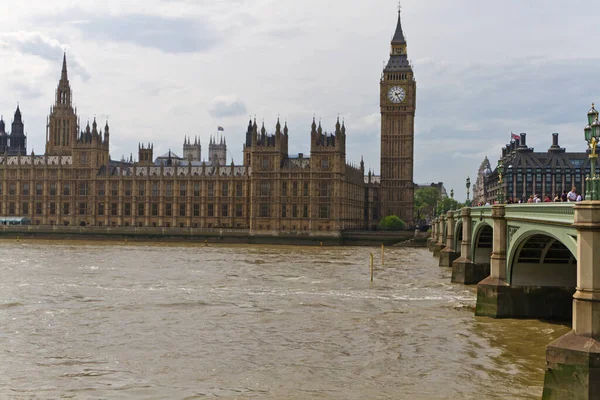 Big Ben Westminster Bridge London — Stockfoto