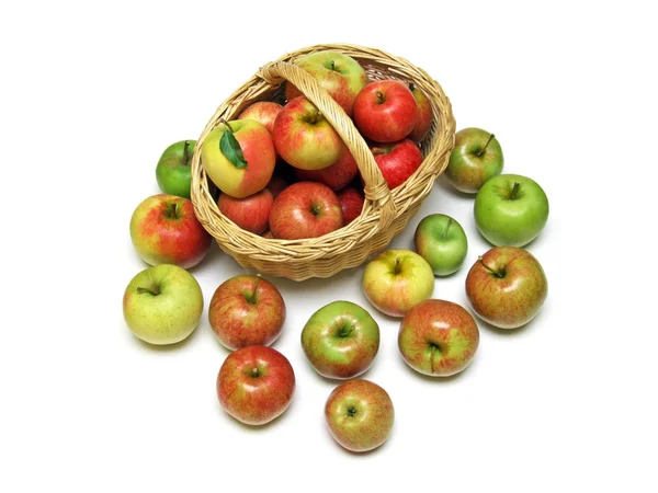 Свежие Спелые Яблоки Здоровое Питание — стоковое фото