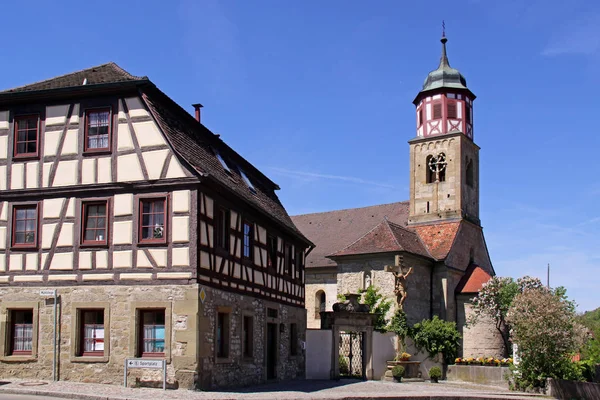 Vue Panoramique Vieille Église — Photo