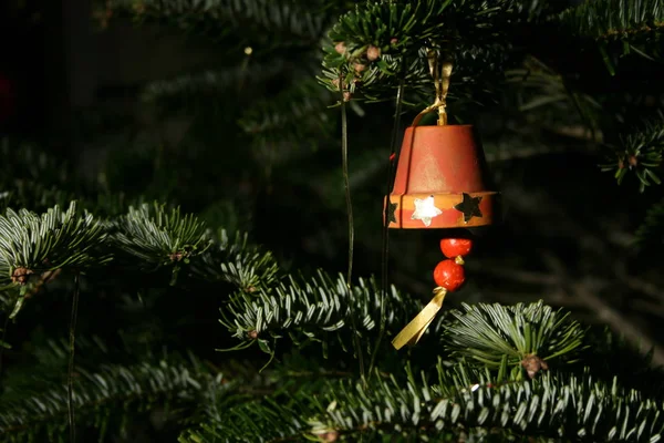 Festive Christmas Tree Holiday Decorations — Stock Photo, Image