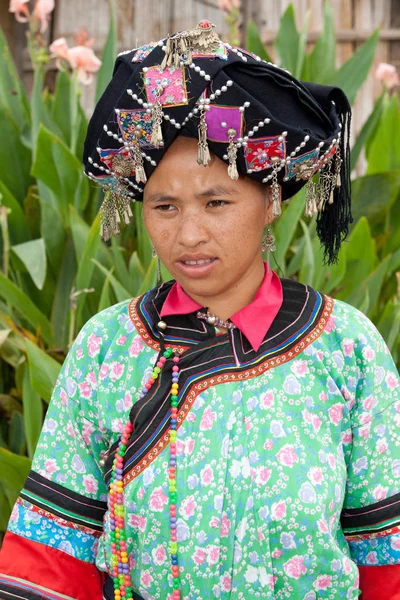 Woman Laos Traditional Costume Ethnic Group Area U200B U200Blolo Luang — Fotografia de Stock