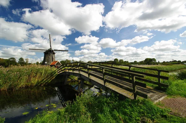 Vodní Krajina Alkmaar Severní Holandsko — Stock fotografie