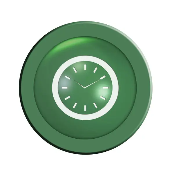 Botão Relógio Ilustração Gráfica — Fotografia de Stock
