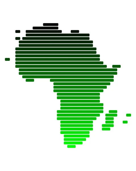 Carte Afrique Illustration Géographique — Photo