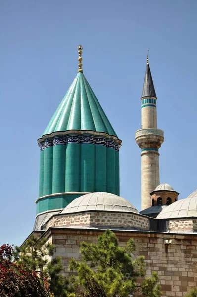 Muzeum Mevlana Dominantou Konya Nikon D90 — Stock fotografie