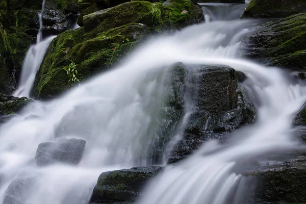 Beautiful Waterfall Nature Background — Stock Photo, Image