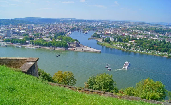 Tyska Hörnet Koblenz — Stockfoto