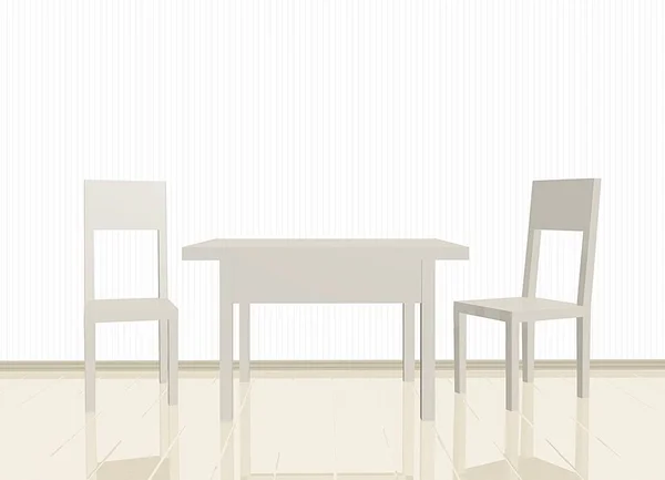 탁자와 의자가 — 스톡 사진