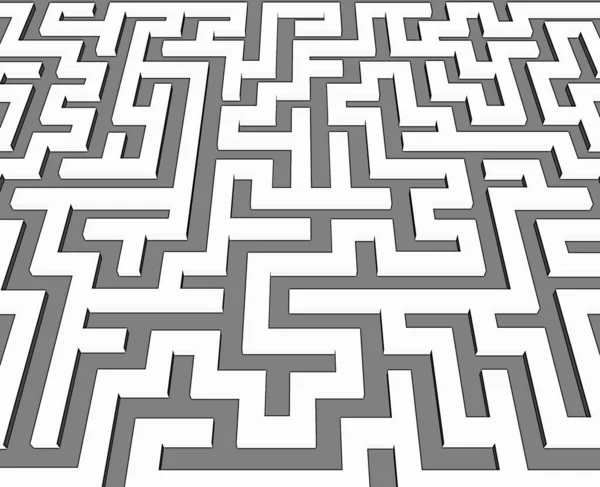Maze Coleção Caminhos Labirinto — Fotografia de Stock