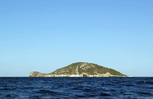 Questa Isola Chiamata Causa Della Sua Forma Isola Tartaruga Volentieri — Foto Stock