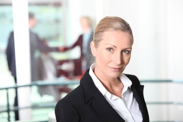 Nonsense Businesswoman Office Environment — Stock Photo, Image