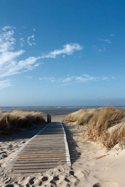 Landschappelijk Uitzicht Weg Naar Het Strand — Stockfoto