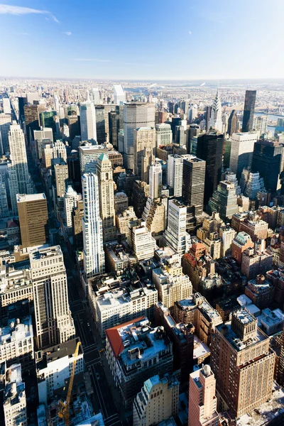 Uitzicht Manhattan Vanuit Empire State Building New York City Verenigde — Stockfoto