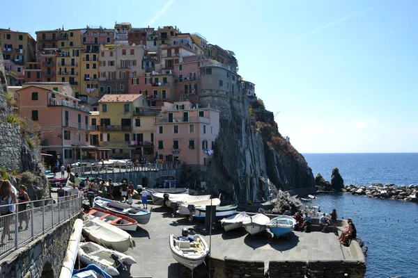 Vista Del Cinque Terre Italia — Foto de Stock
