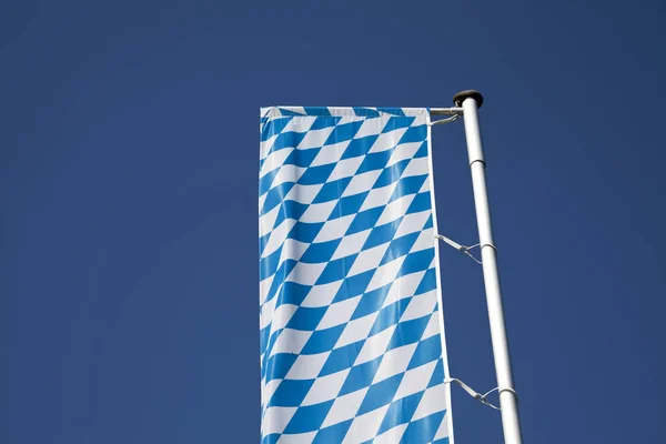 Bayerns Flagga Vit Blå — Stockfoto