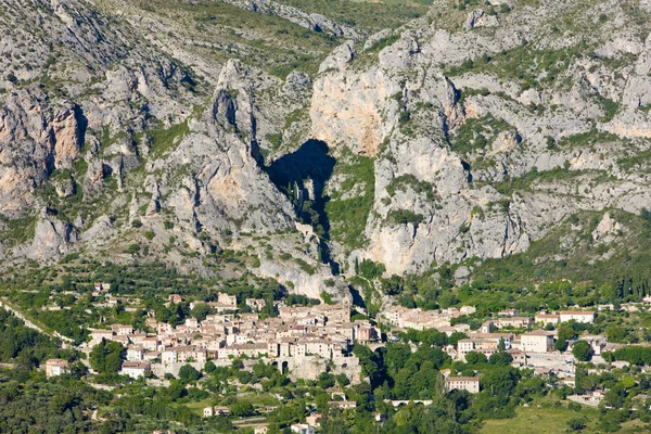 Moustiers Sainte Marie Departement Alpes Haute Provence Frankrijk — Stockfoto