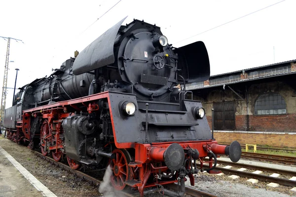 Lokomotive Aus Dem Jahr 1958 Μηχανή Από 1958 — Φωτογραφία Αρχείου