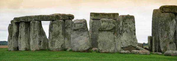 Visão Geral Sítio Arqueológico Stonehenge — Fotografia de Stock