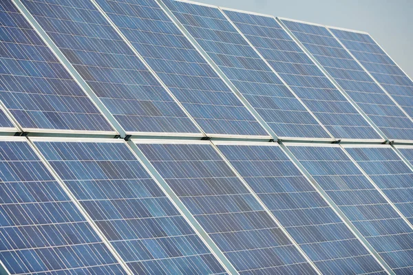 Solar Panels Roof Building — Stock Photo, Image