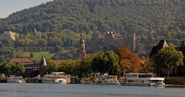 Die Weiße Flotte Heidelberg — Stockfoto