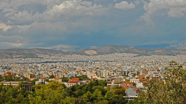 Athen Ist Die Hauptstadt Griechenlands Lag Auch Herzen Des Antiken — Stockfoto