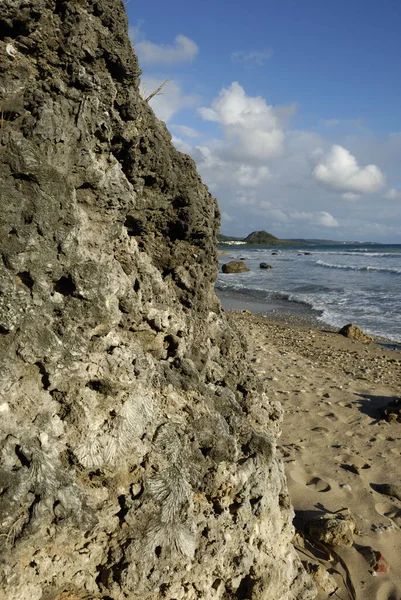 Corais Petrificados Parque Nacional Kenting — Fotografia de Stock